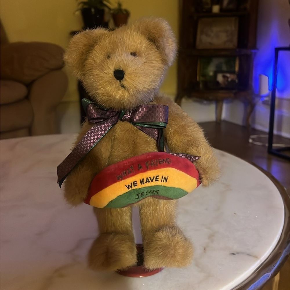 BOYDS The Head Bean Collection Brown Teddy Bear